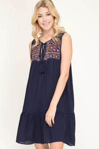 Jodie Embroidered Dress