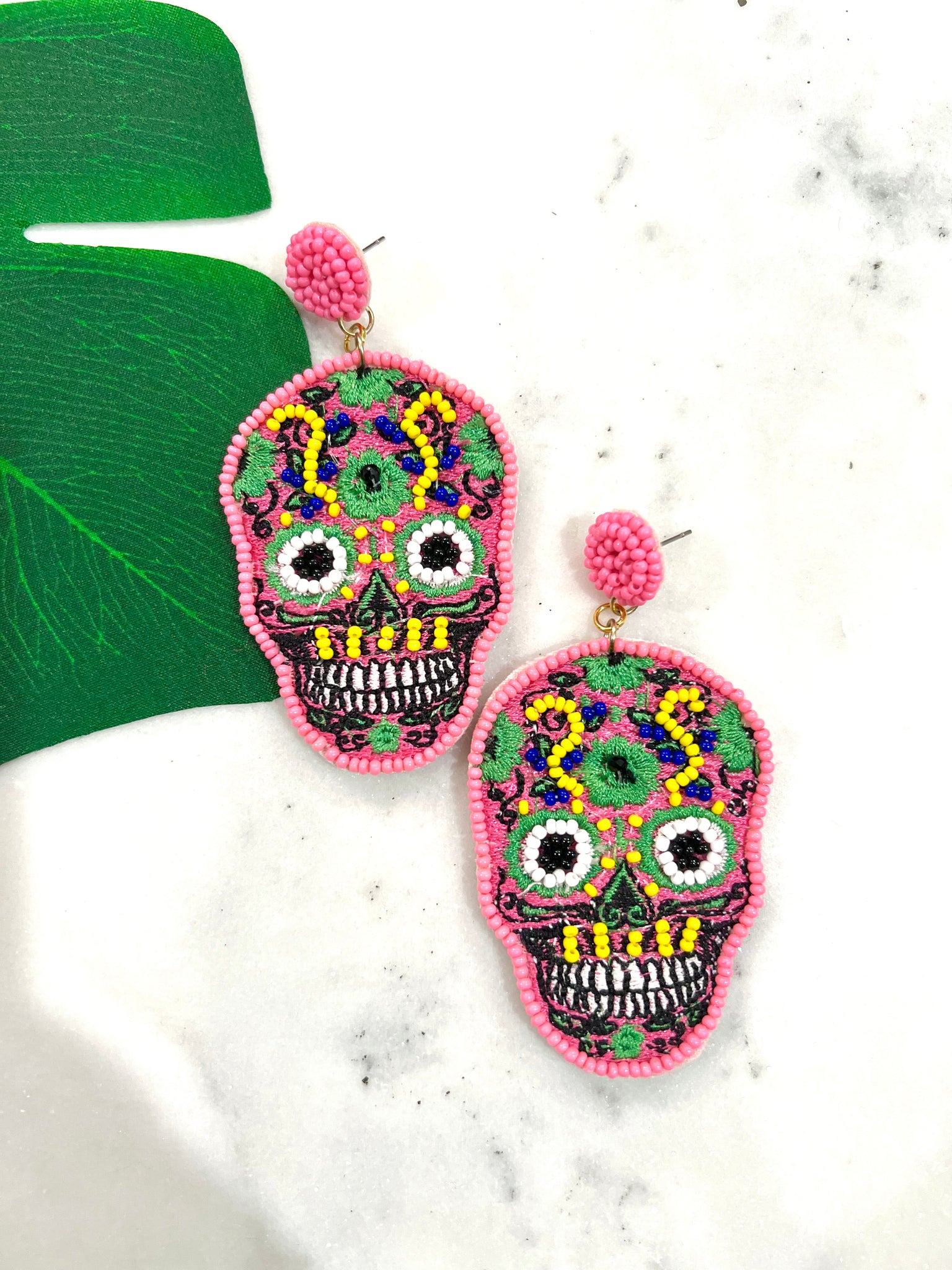 Candy Skull Earrings