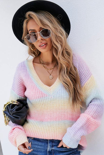 Jovie Rainbow Sweater