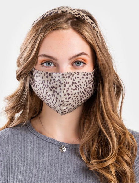 Always Covered Leopard Face Mask