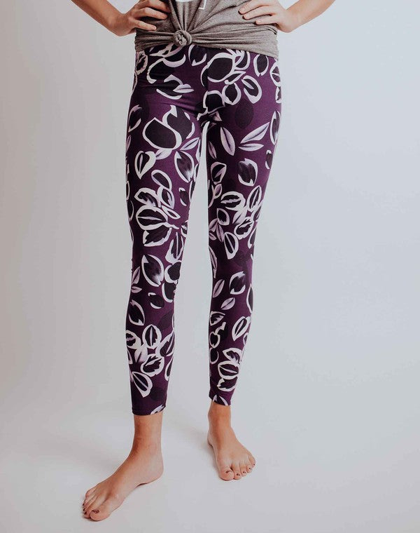 Purple Lotus Leggings